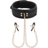 COQUETTE CHIC DESIRE - FANTASY NIPPLE CLAMP NECKLACE WITH NEOPRENE LINING